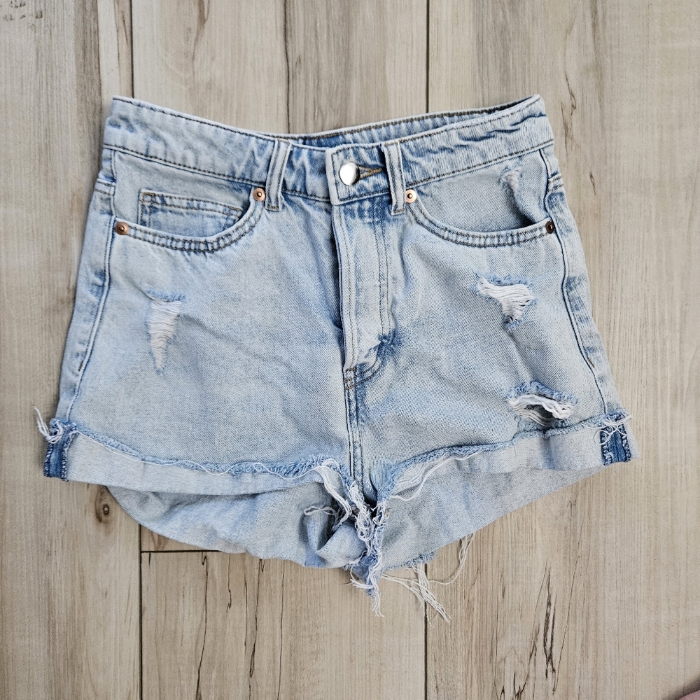 H&M High-waisted Jean Shorts